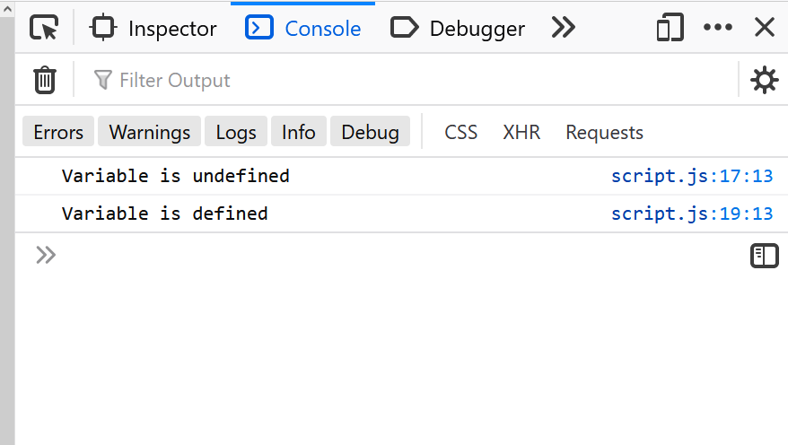 Undefined variable check Javascript with function