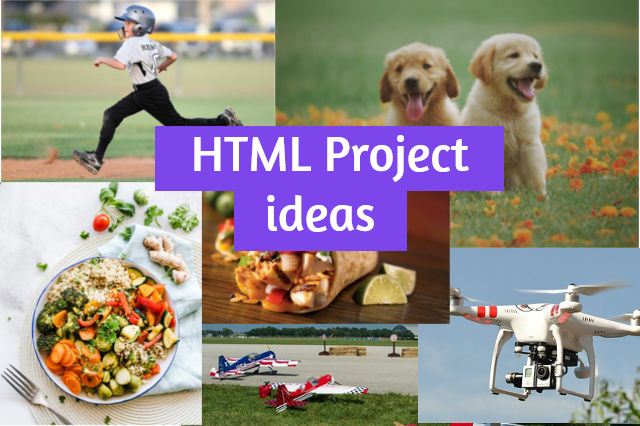 html practice project ideas