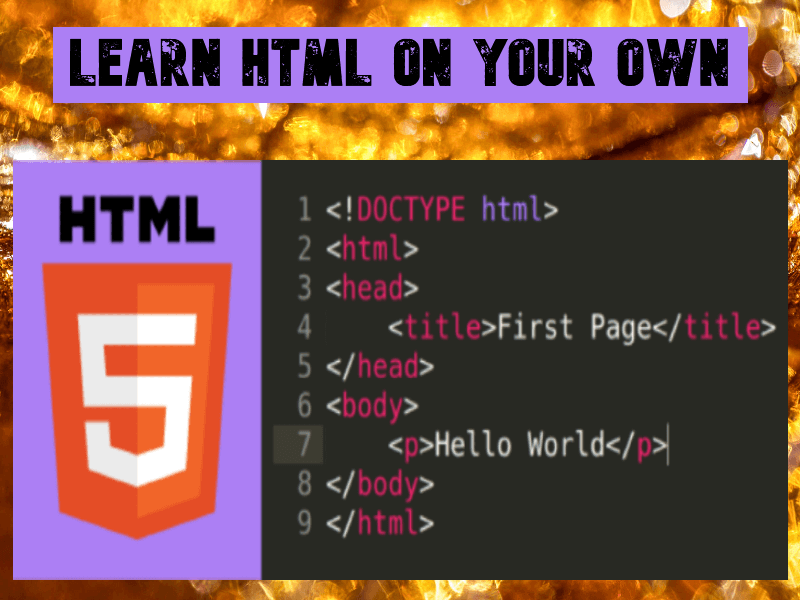 Beginner HTML CODE on a text editor