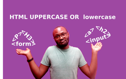 HTML uppercase or lowercase visualization