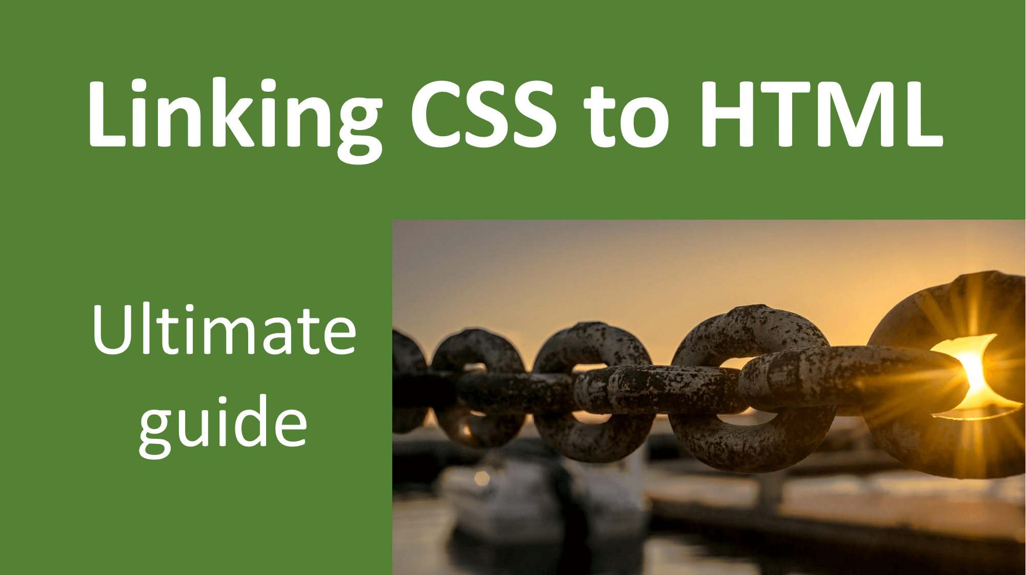 Linking HTML to CSS featured image