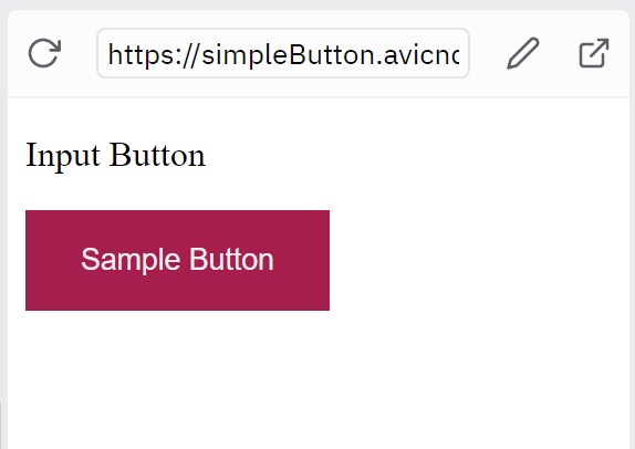Styled input button