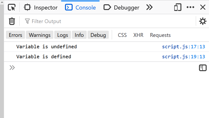 What Is Undefined Error In Javascript