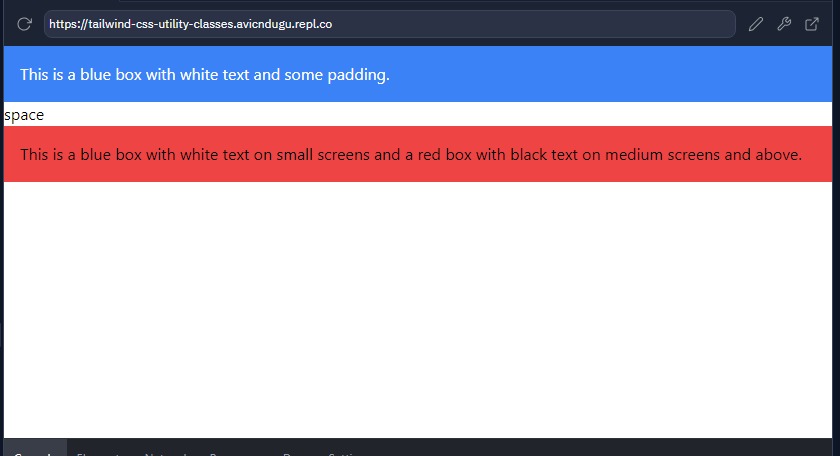 Responsive tailwind classes